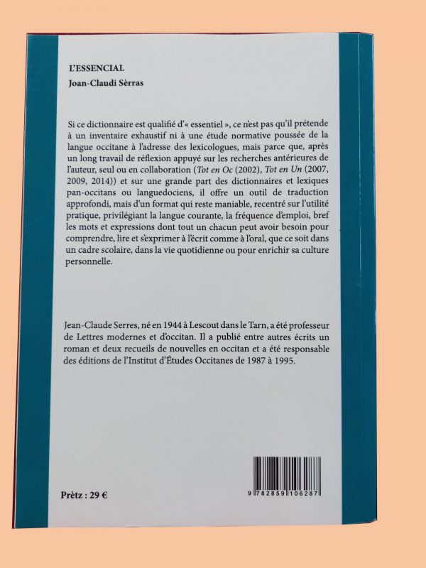 L'essencial Dictionnaire occitan-français et français-occitan fond-1