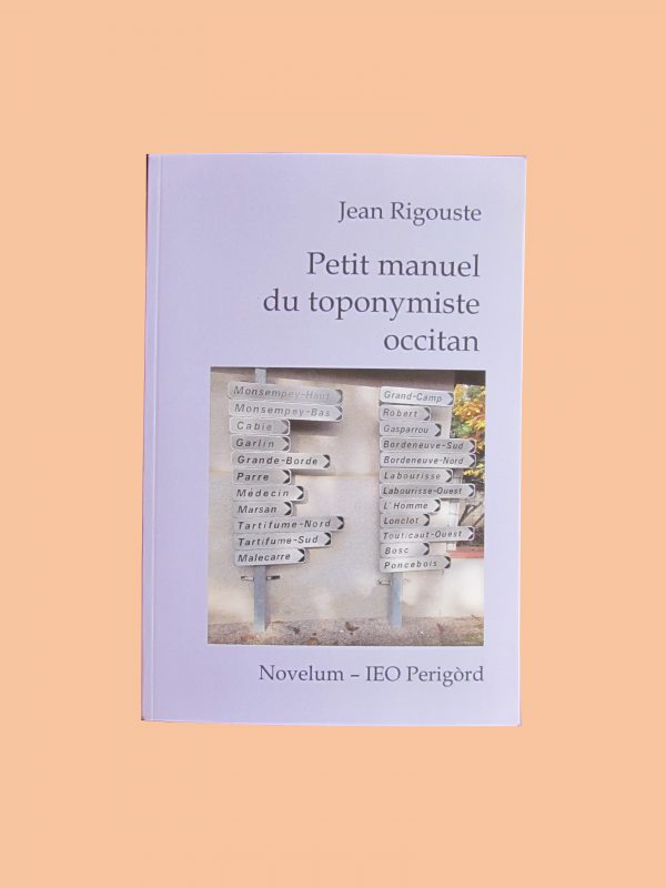 Petit manuel du toponymiste occitan fond